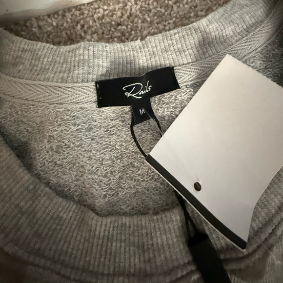 Brand New Rails Leopard Print Sweater with Zippers Size M - Picture 4 of 7